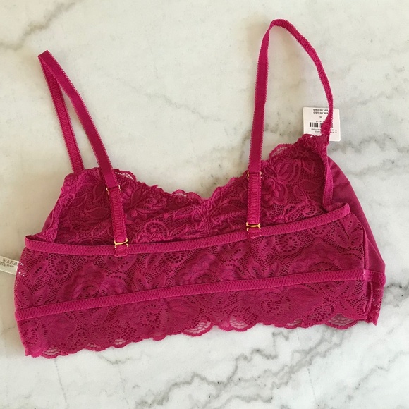 NWT ANTHROPOLOGIE RASPBERRY LACE LOUNGE BARLETTE - Picture 8 of 12